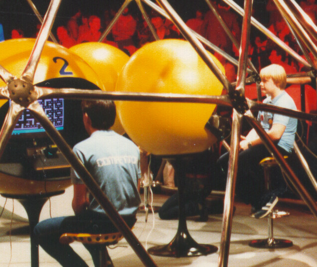 Pac-Man Turnier-Finale 1982 mit Klaus Wolf am Automaten